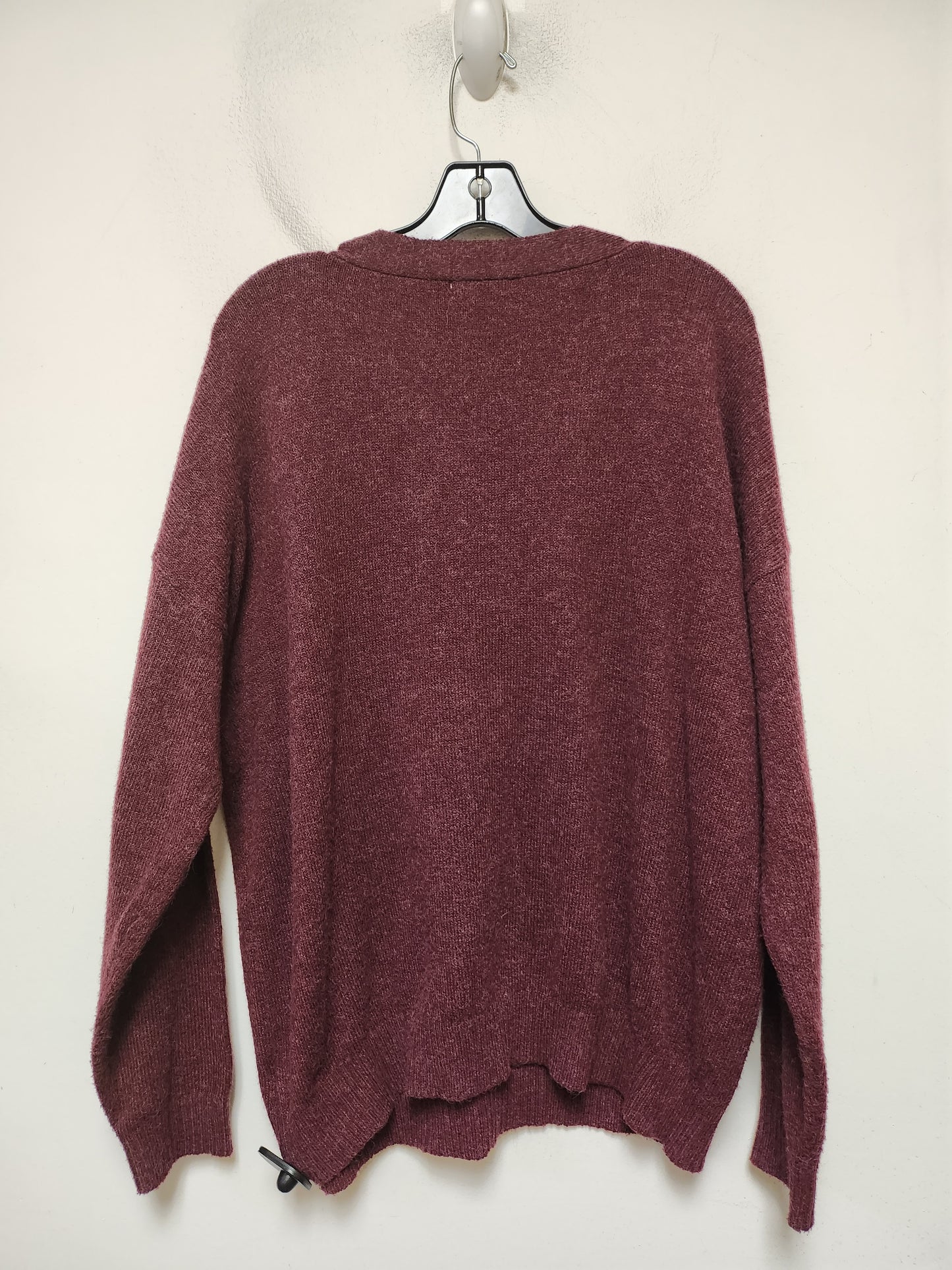 Sweater By 525 In Maroon, Size: Xl