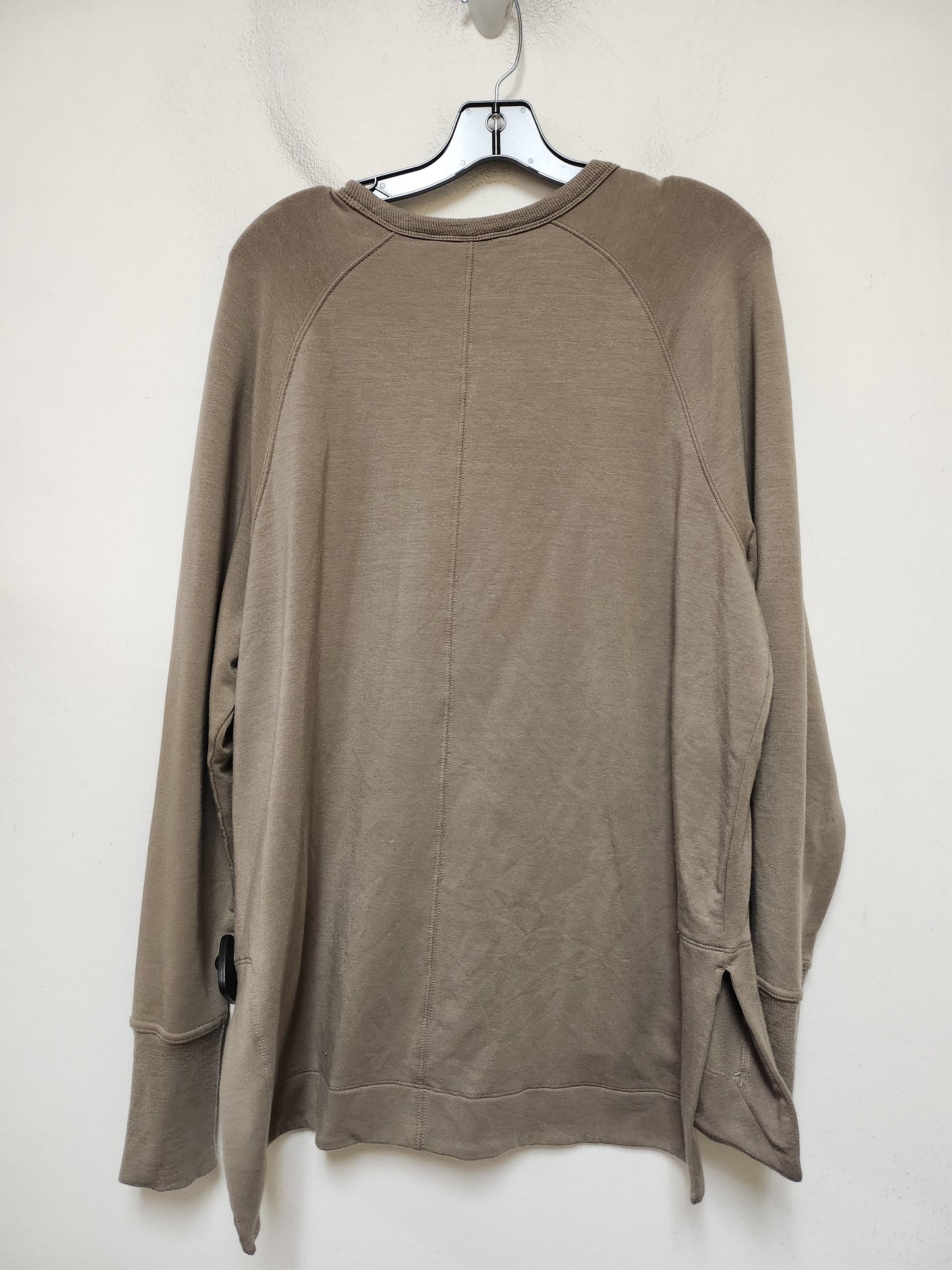 Athletic Sweatshirt Crewneck By Athleta In Brown, Size: Xl