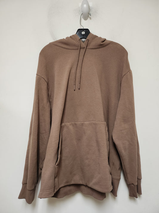 Athletic Sweatshirt Hoodie By Athleta In Brown, Size: Xl