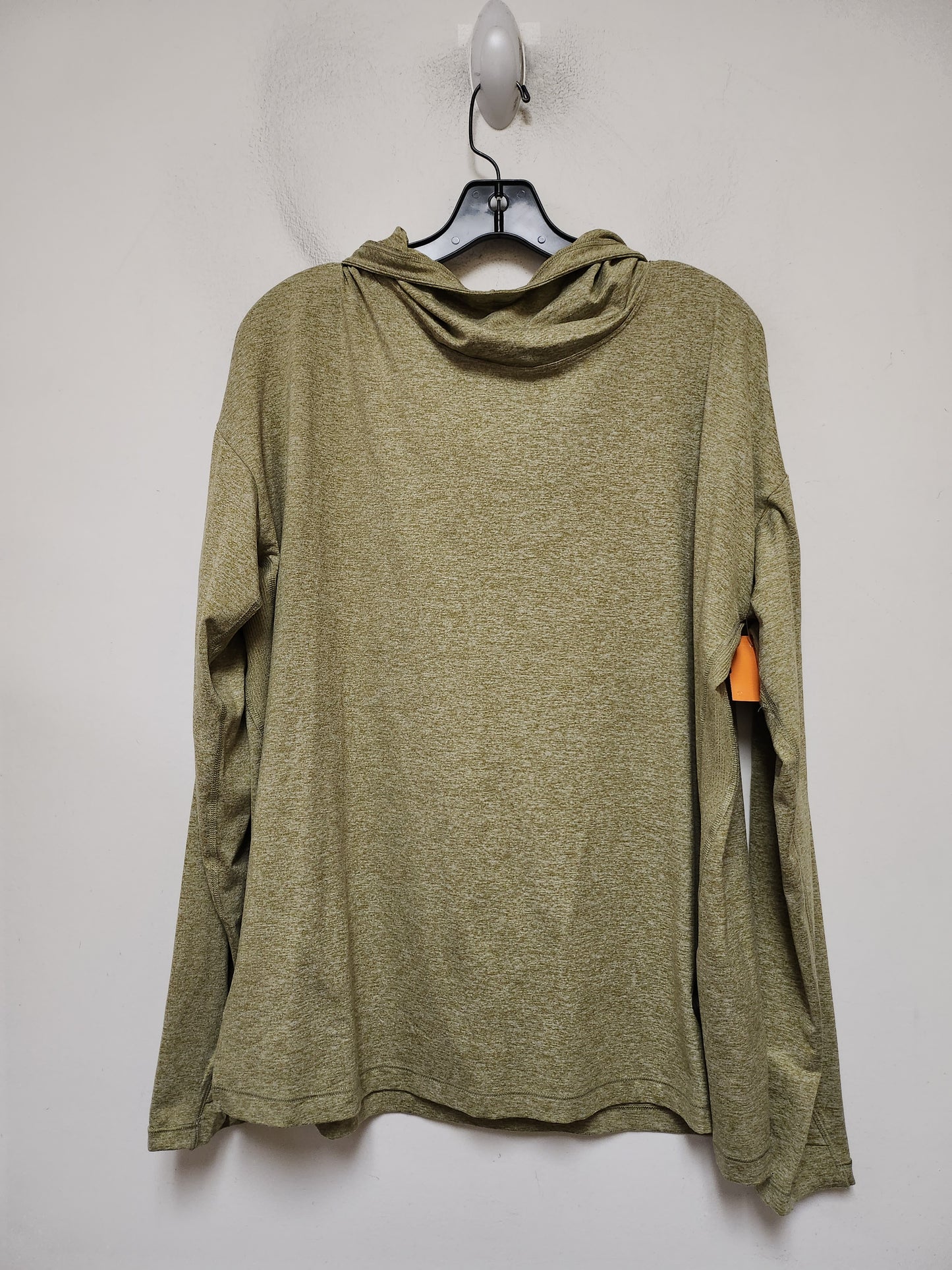 Athletic Top Long Sleeve Hoodie By Athleta In Green, Size: Xl