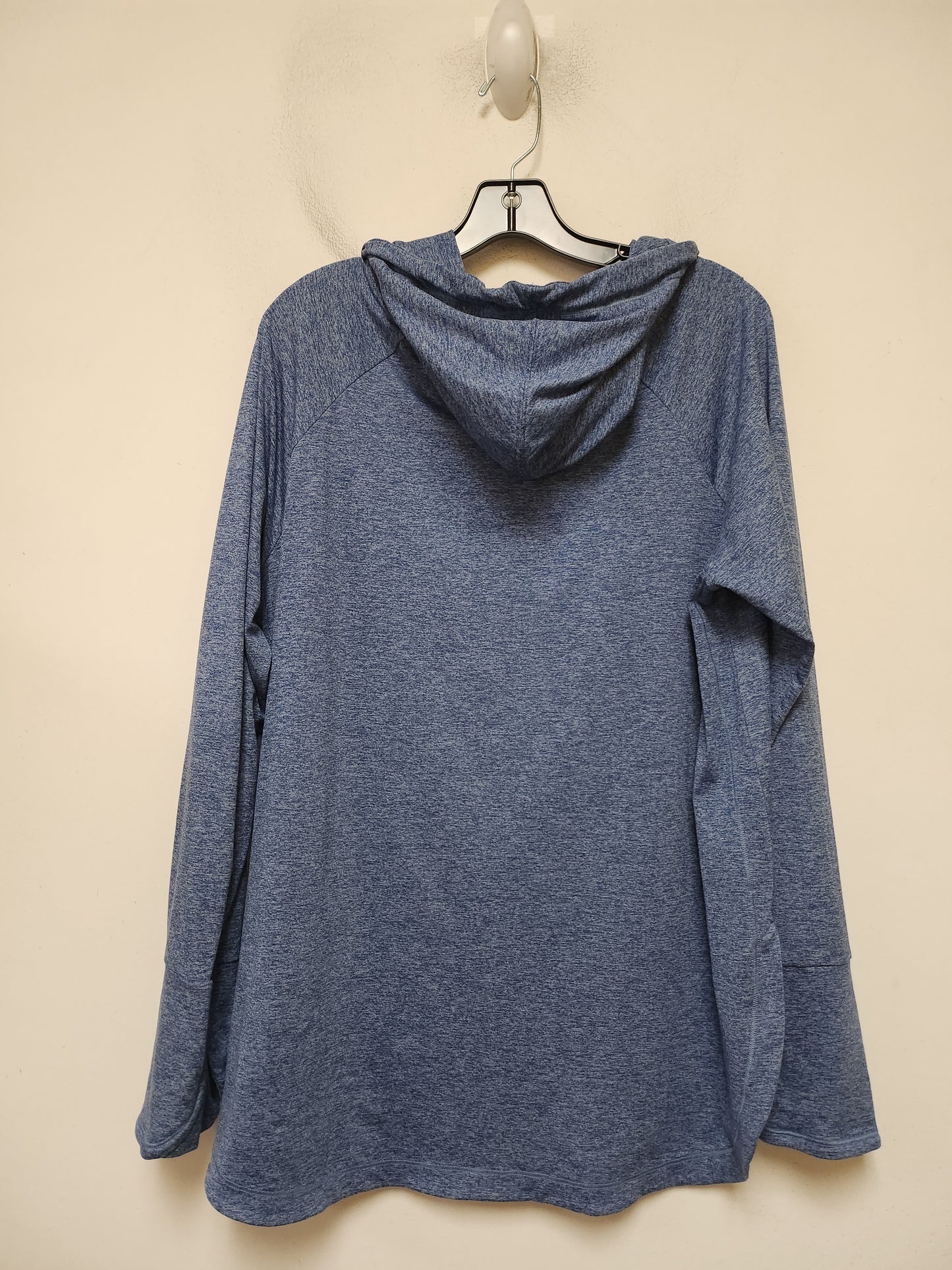 Athletic Top Long Sleeve Hoodie By Athleta In Blue, Size: Xl