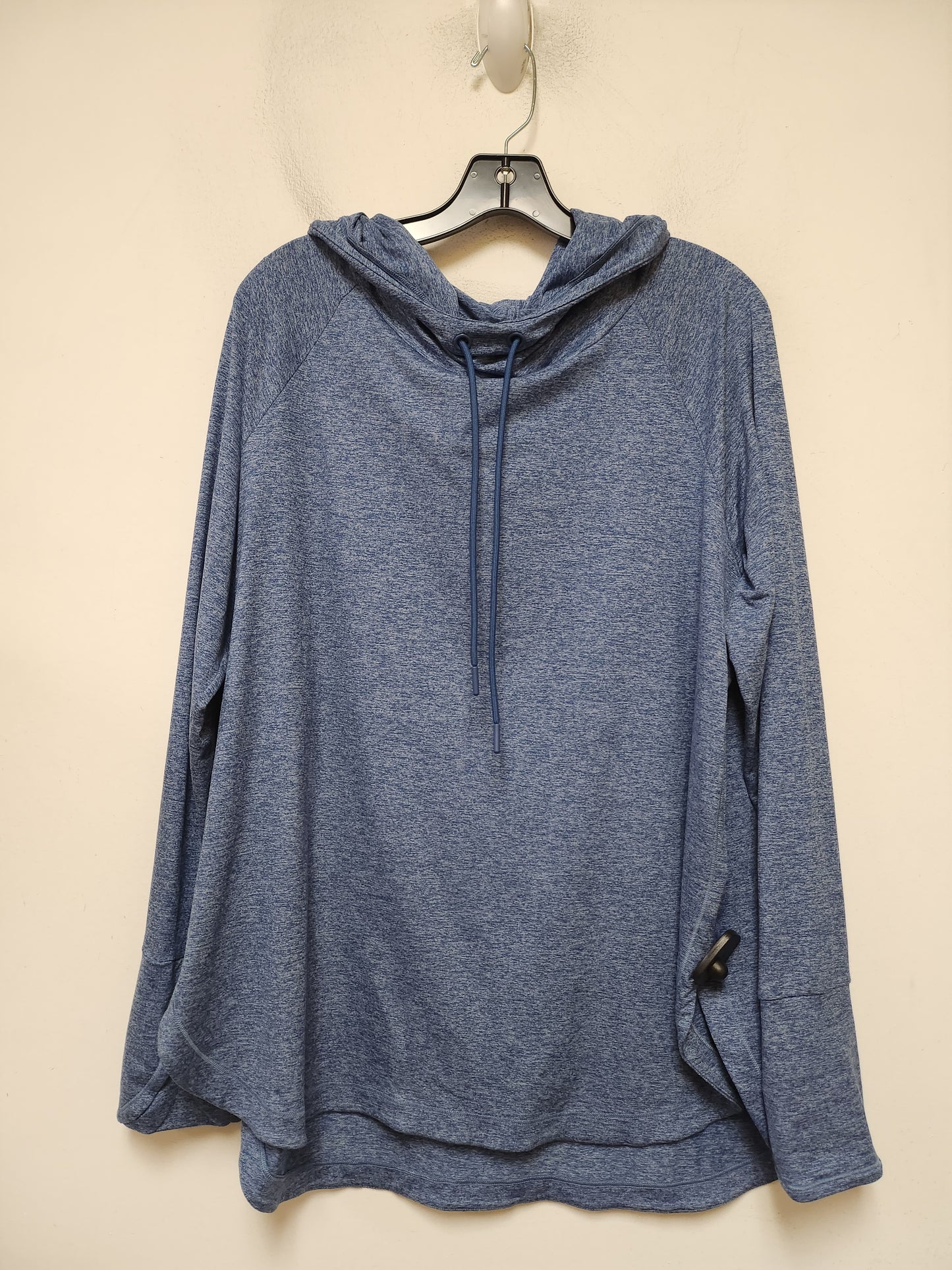 Athletic Top Long Sleeve Hoodie By Athleta In Blue, Size: Xl