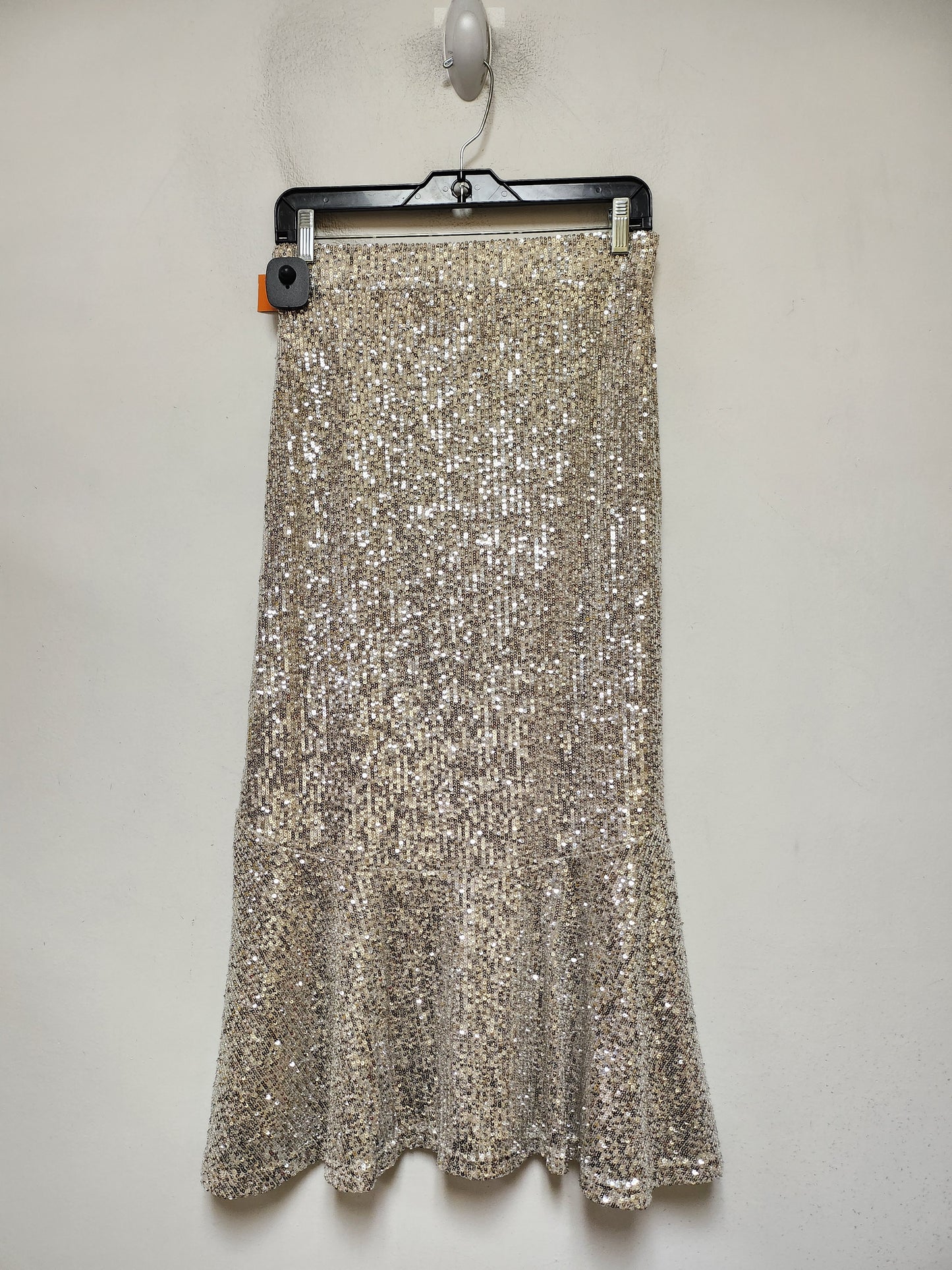 Skirt Maxi By Rachel Zoe In Silver, Size: 4