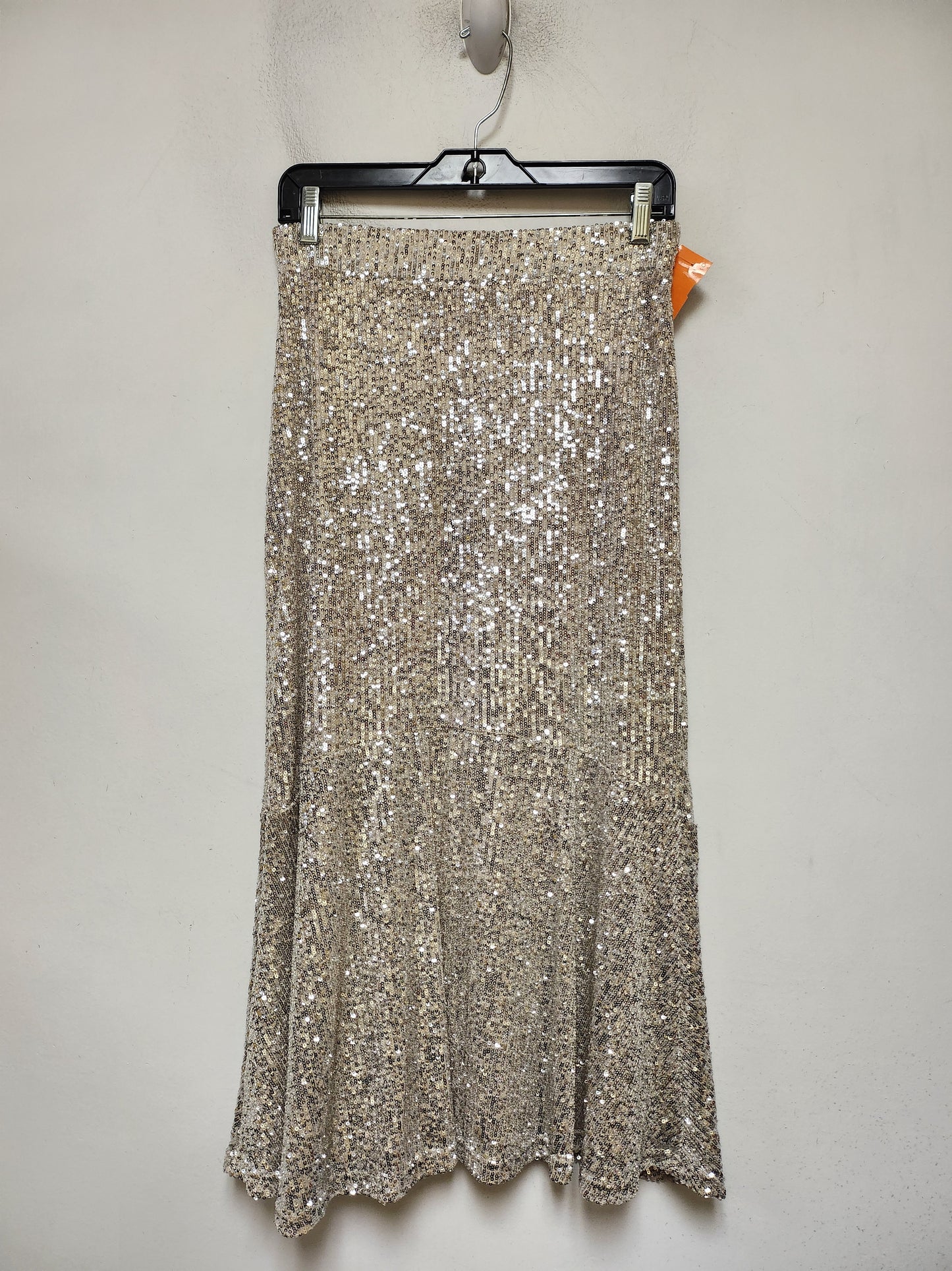 Skirt Maxi By Rachel Zoe In Silver, Size: 4