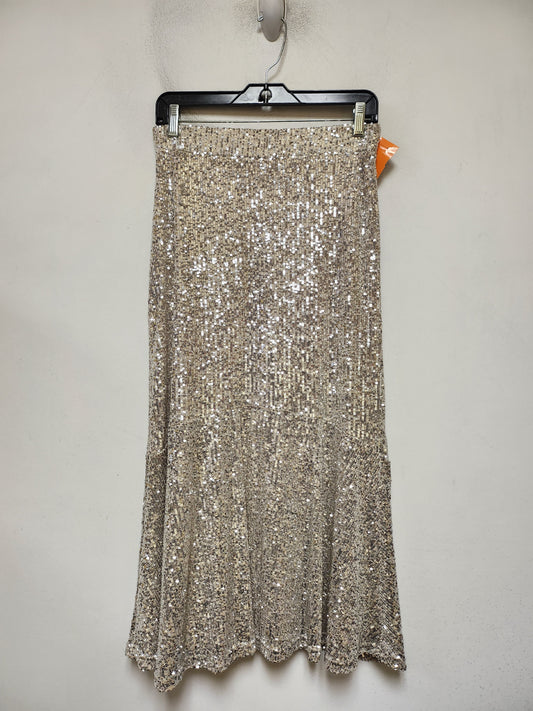 Skirt Maxi By Rachel Zoe In Silver, Size: 4