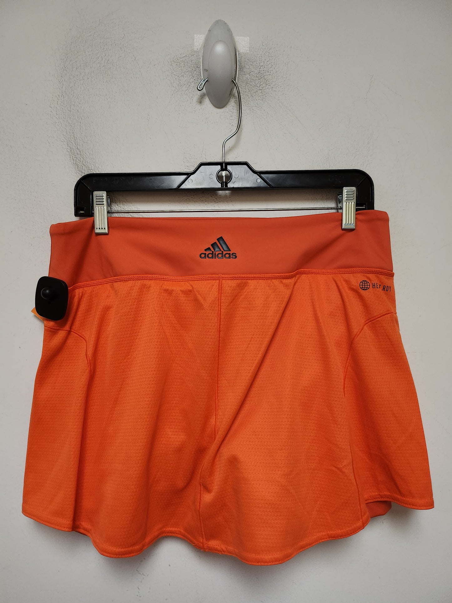 Athletic Skirt By Adidas In Orange, Size: L