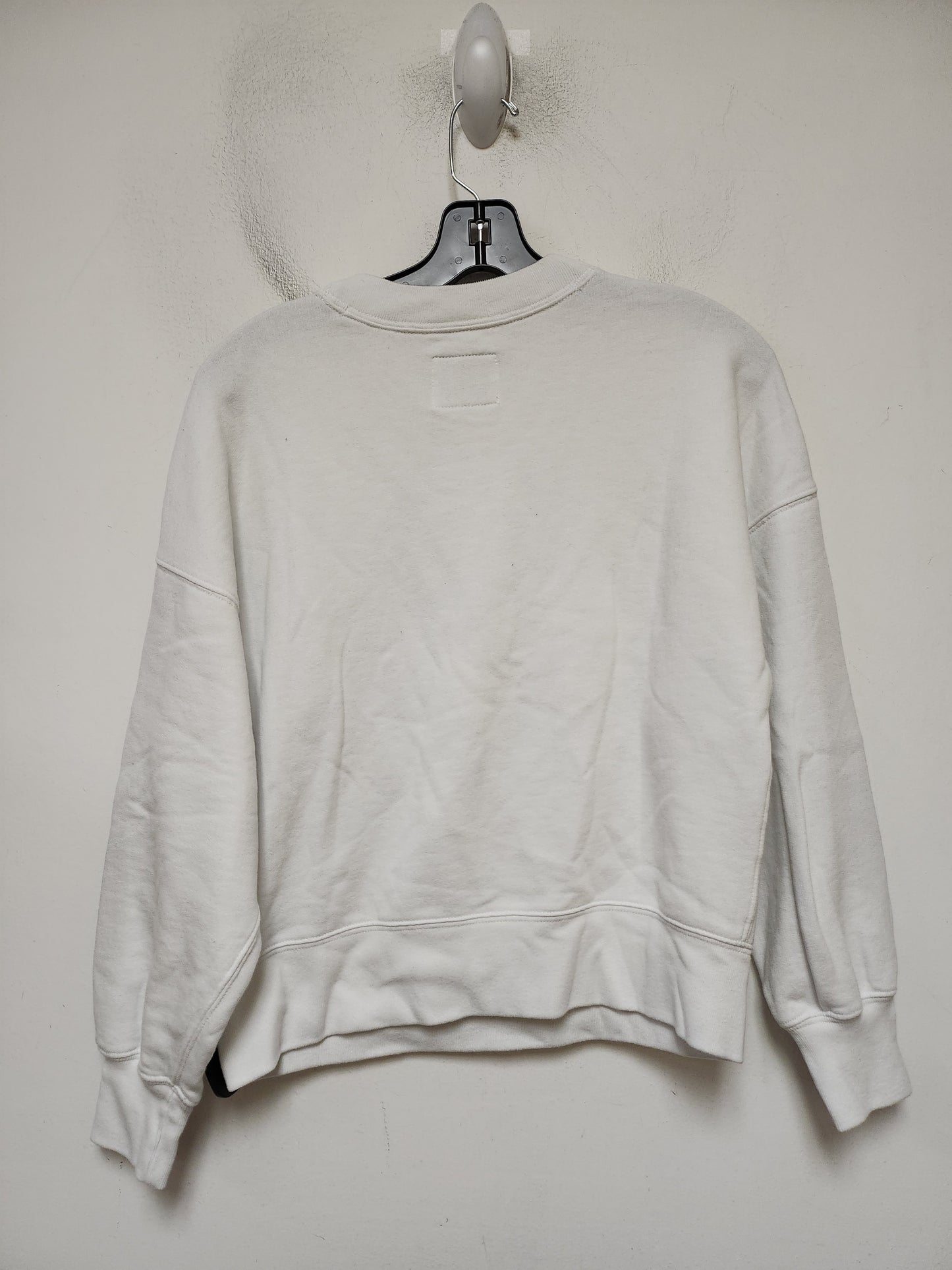 Sweatshirt Crewneck By Abercrombie And Fitch In White, Size: Xs