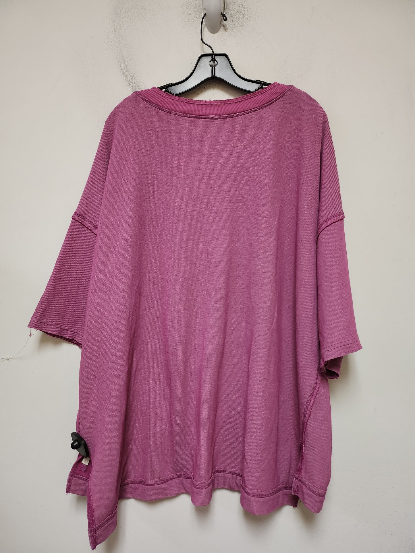 Athletic Top Short Sleeve By Free People In Purple, Size: L