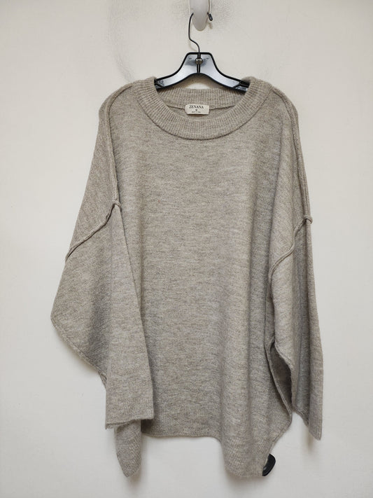 Sweater By Zenana Outfitters In Brown, Size: M