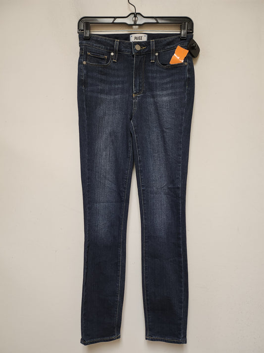 Jeans Skinny By Paige In Blue Denim, Size: 2