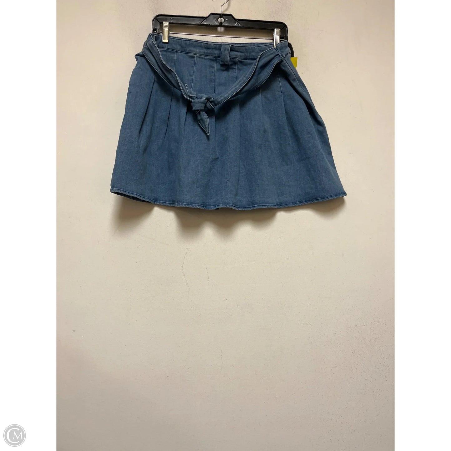 Skirt Mini & Short By Clothes Mentor In Blue Denim, Size: 14