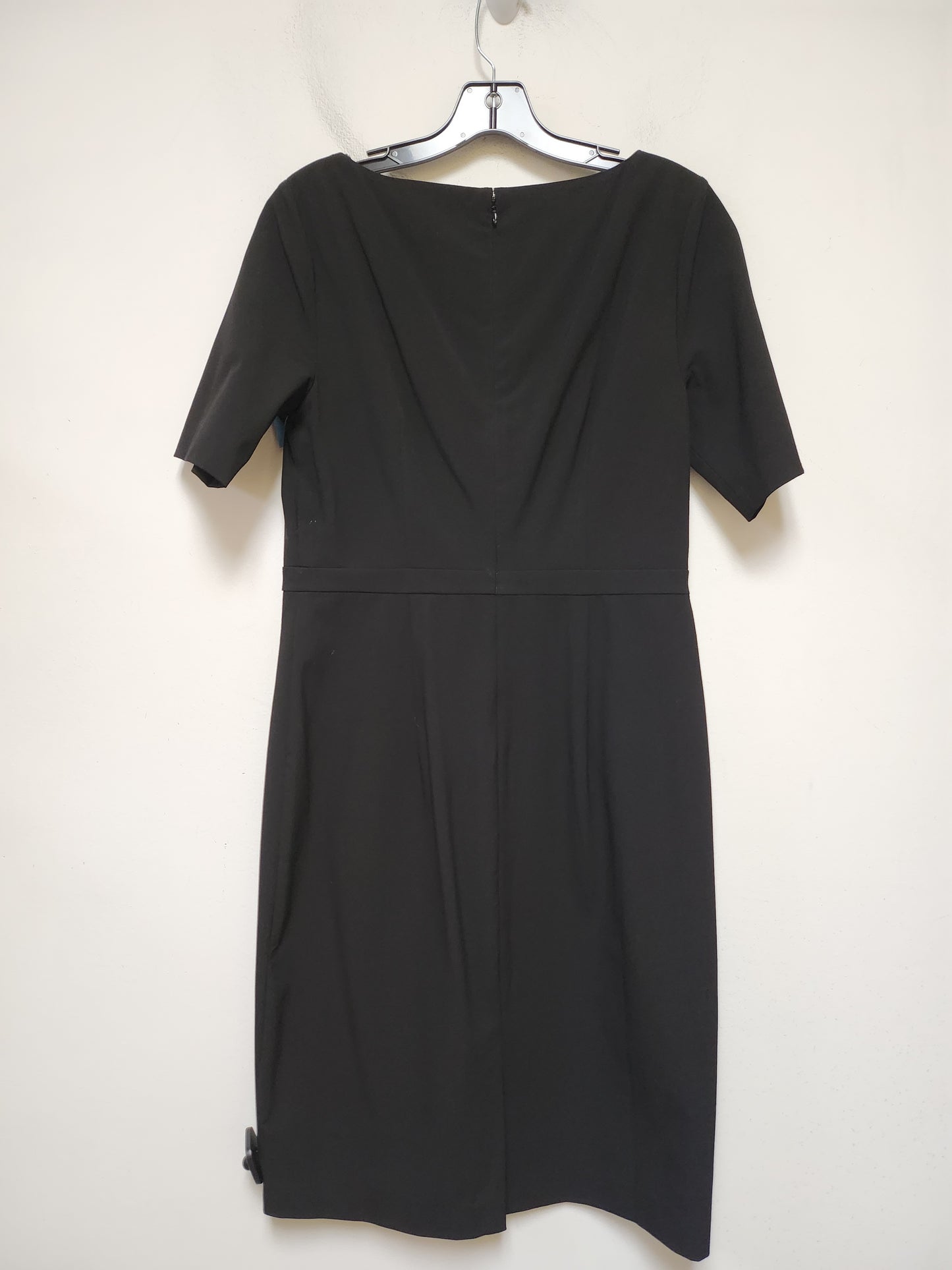 Dress Casual Midi By Ann Taylor In Black, Size: S