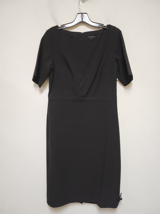 Dress Casual Midi By Ann Taylor In Black, Size: S