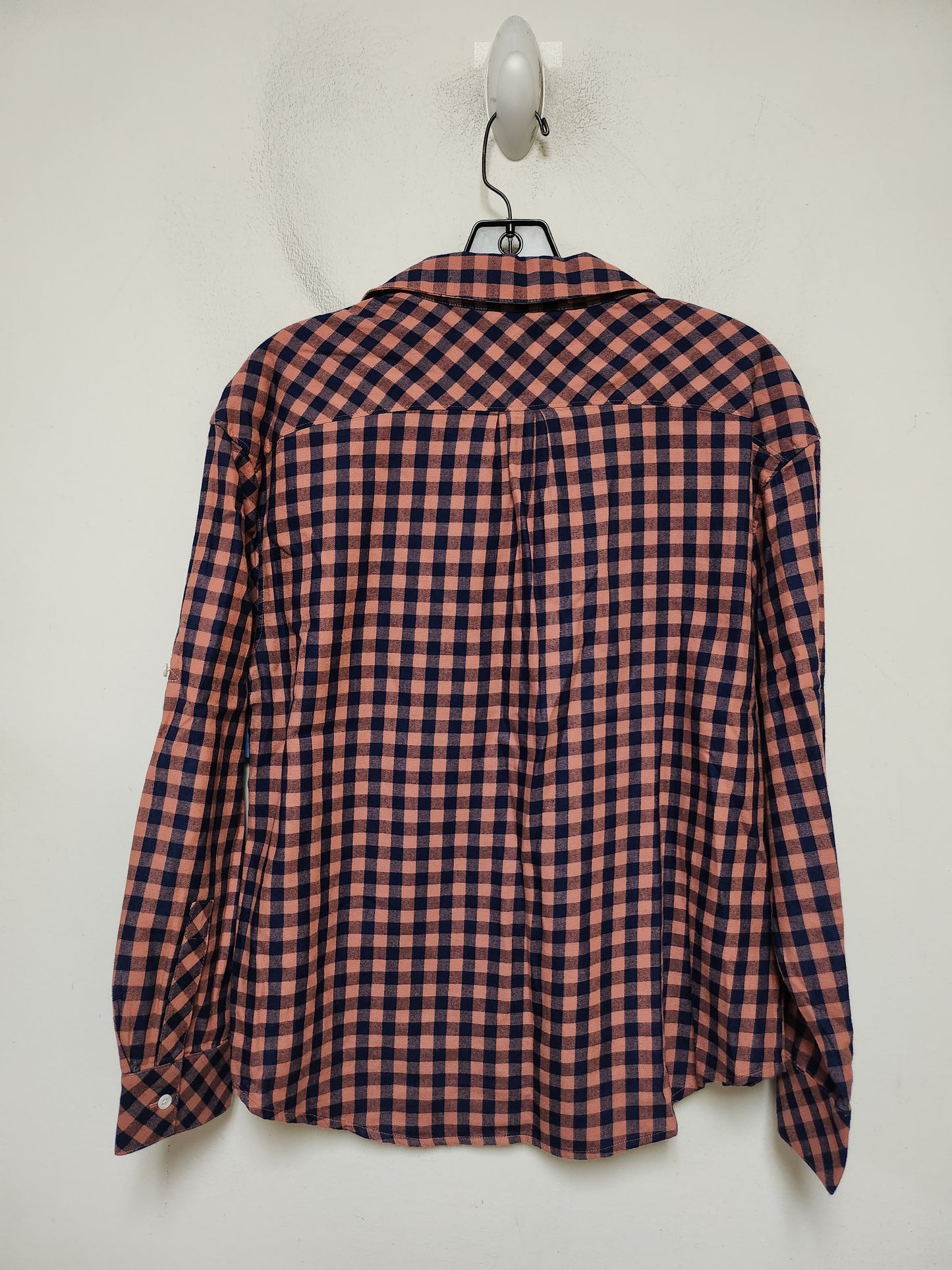 Top Long Sleeve By Tommy Bahama In Plaid Pattern, Size: S