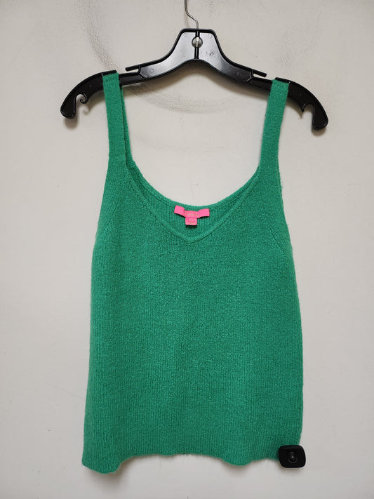 Top Sleeveless Designer By Lilly Pulitzer In Green, Size: L