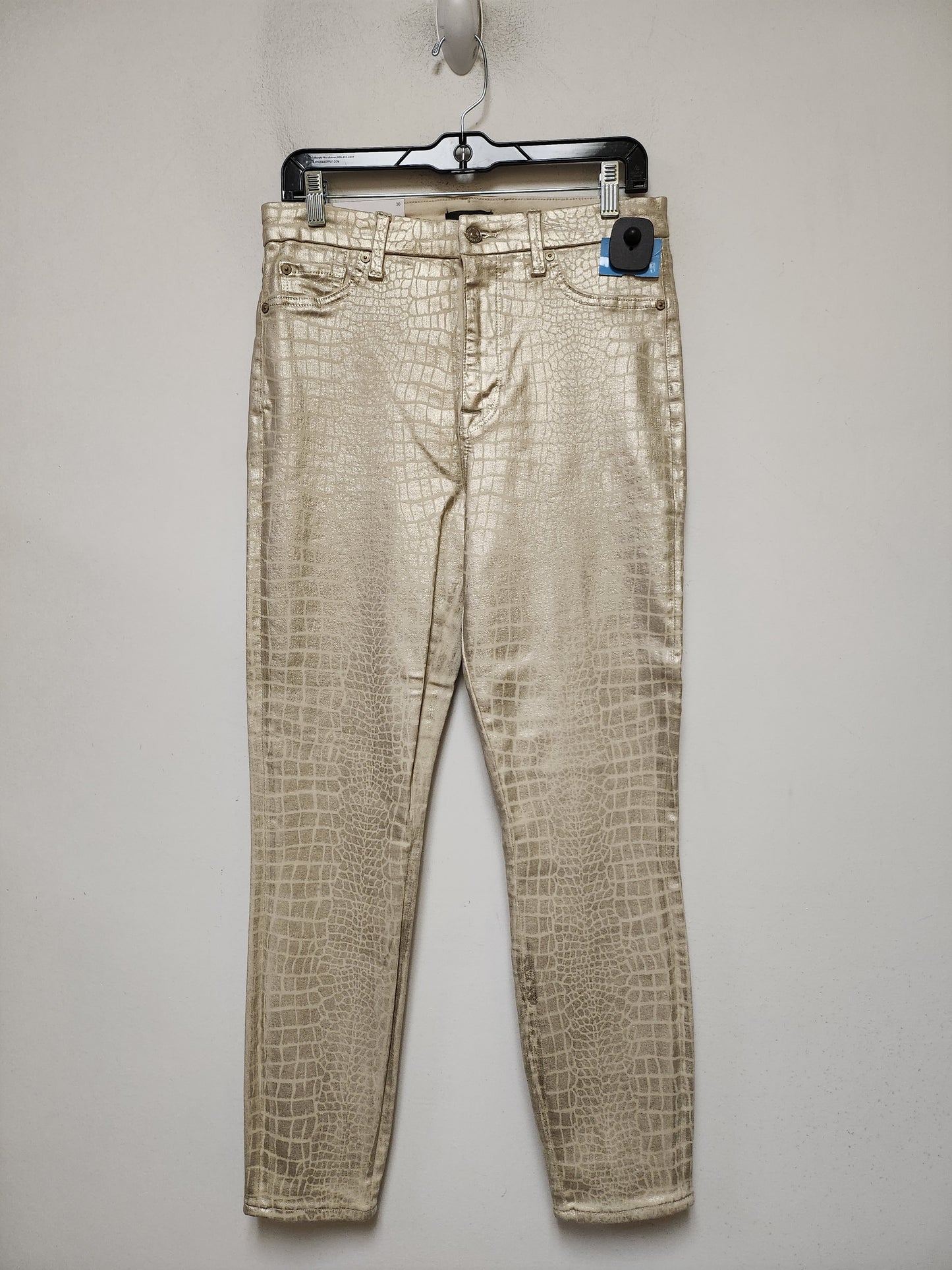 Jeans Skinny By 7 For All Mankind In Gold, Size: 8