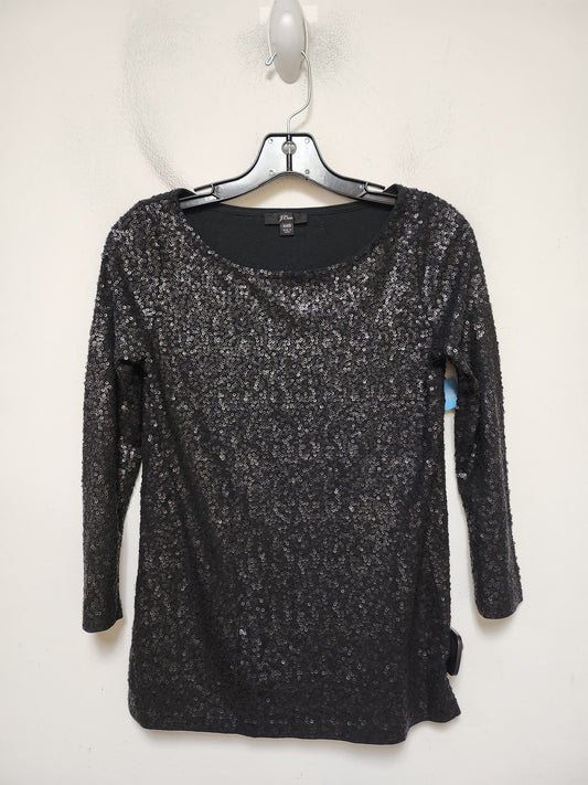 Top Long Sleeve By J. Crew In Black, Size: Xs