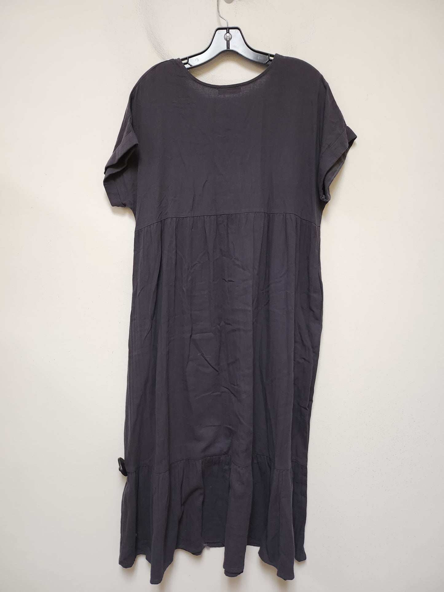 Dress Casual Midi By Clothes Mentor In Grey, Size: S