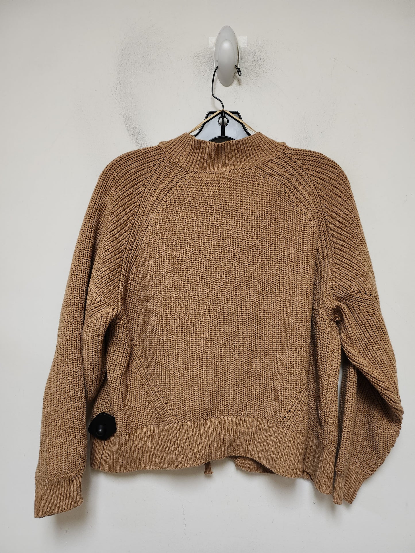 Sweater Cardigan By Clothes Mentor In Brown, Size: S