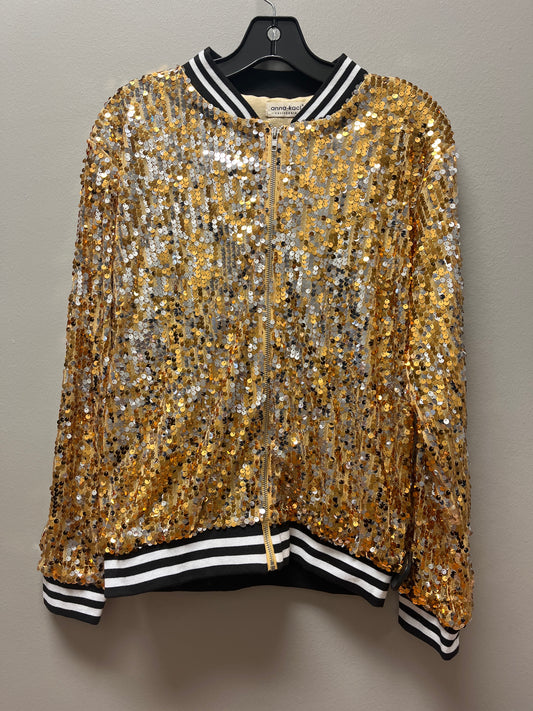 Jacket Other By Clothes Mentor In Gold, Size: M