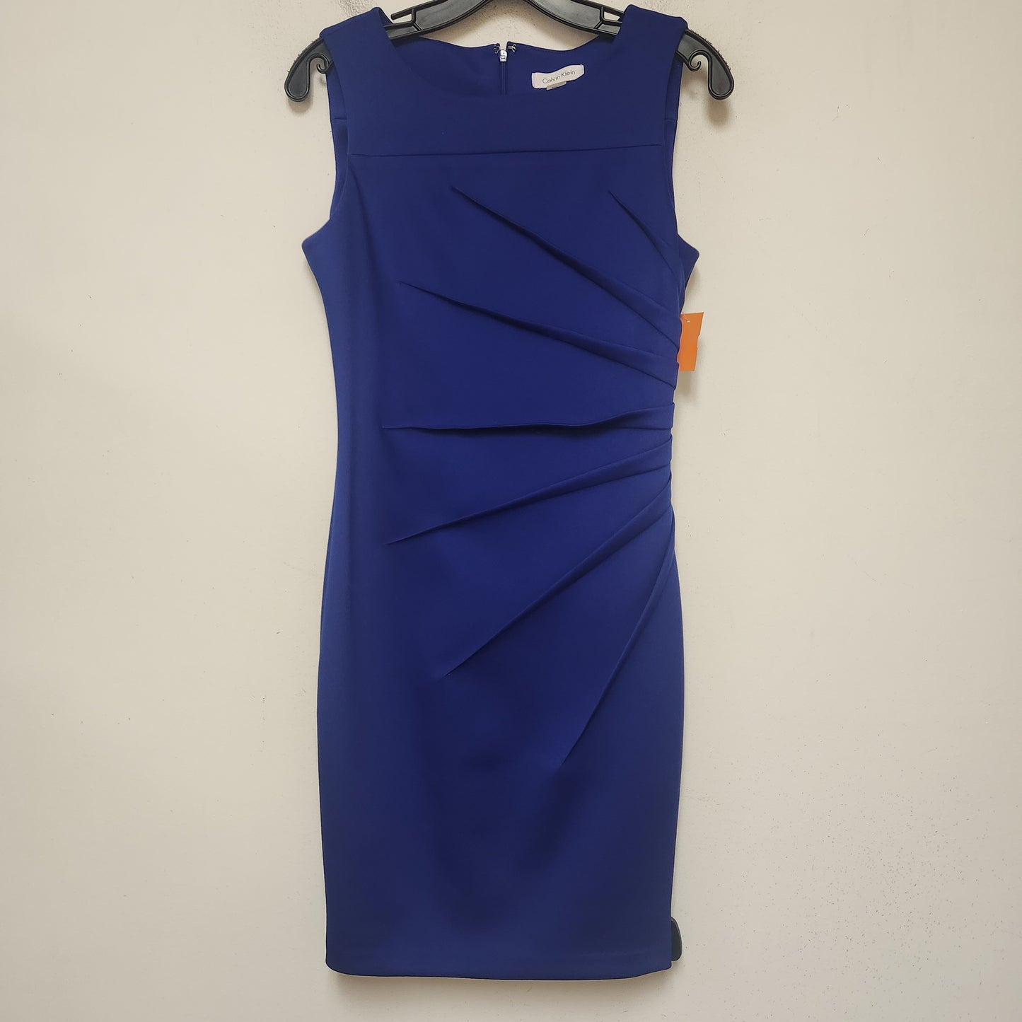 Dress Casual Midi By Calvin Klein In Blue, Size: S