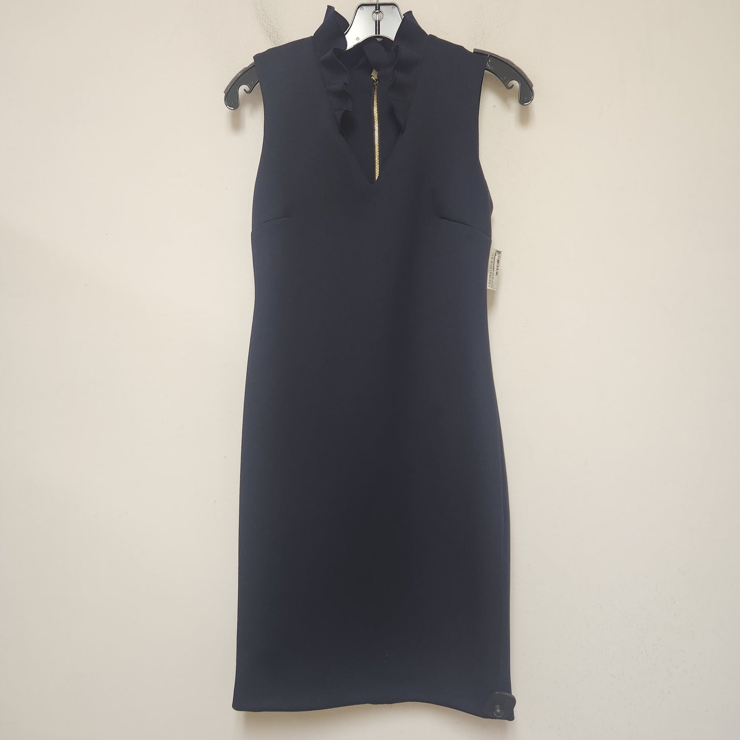 Dress Casual Midi By Calvin Klein In Navy, Size: S