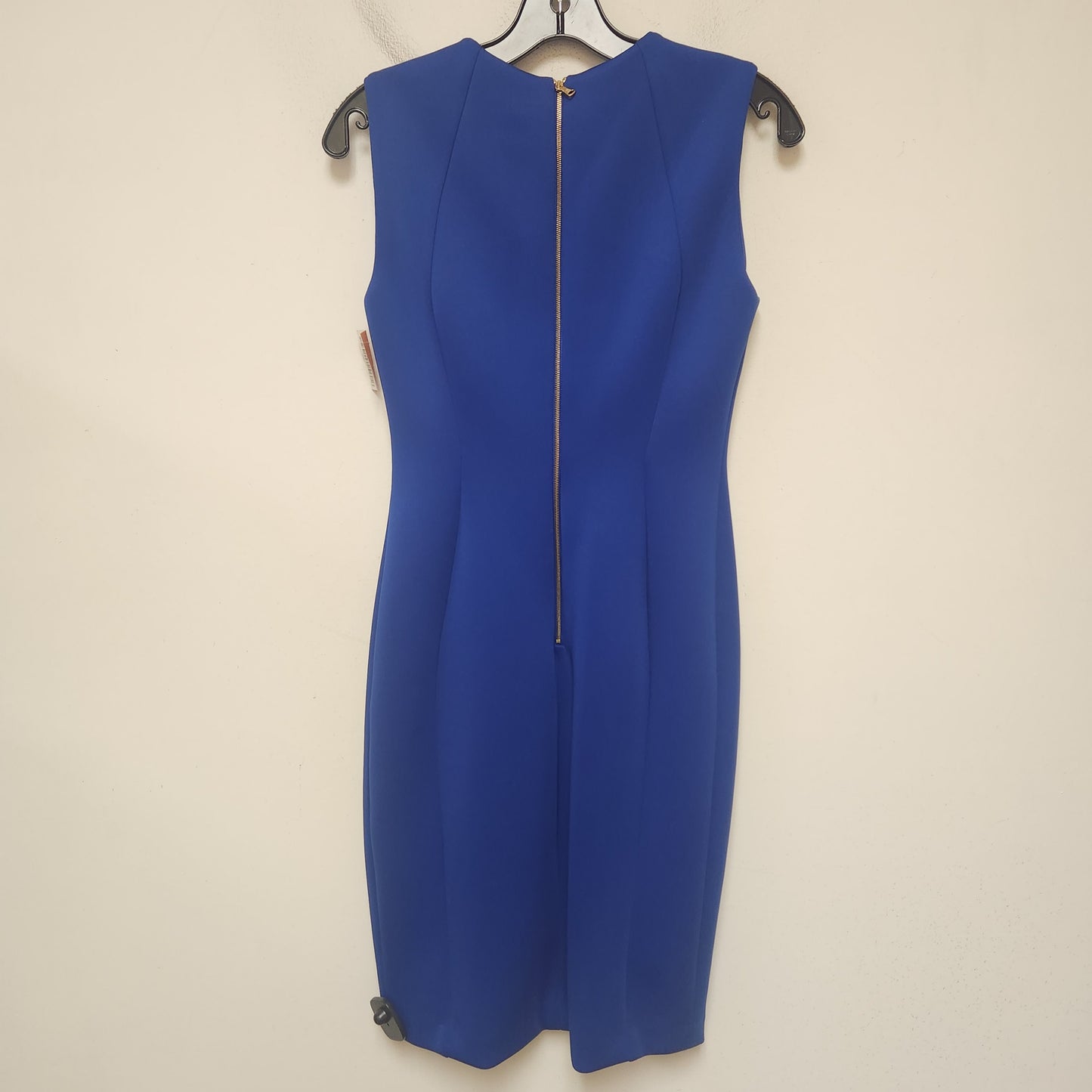 Dress Casual Midi By Calvin Klein In Blue, Size: S