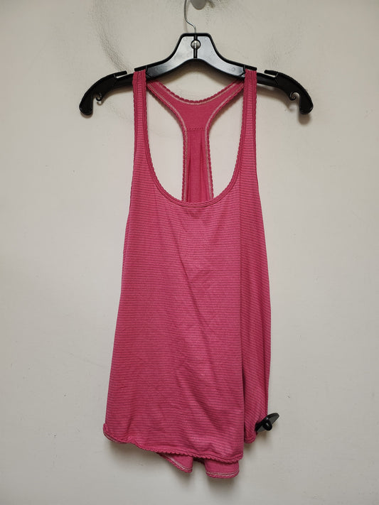 Athletic Tank Top By Lululemon In Pink, Size: M