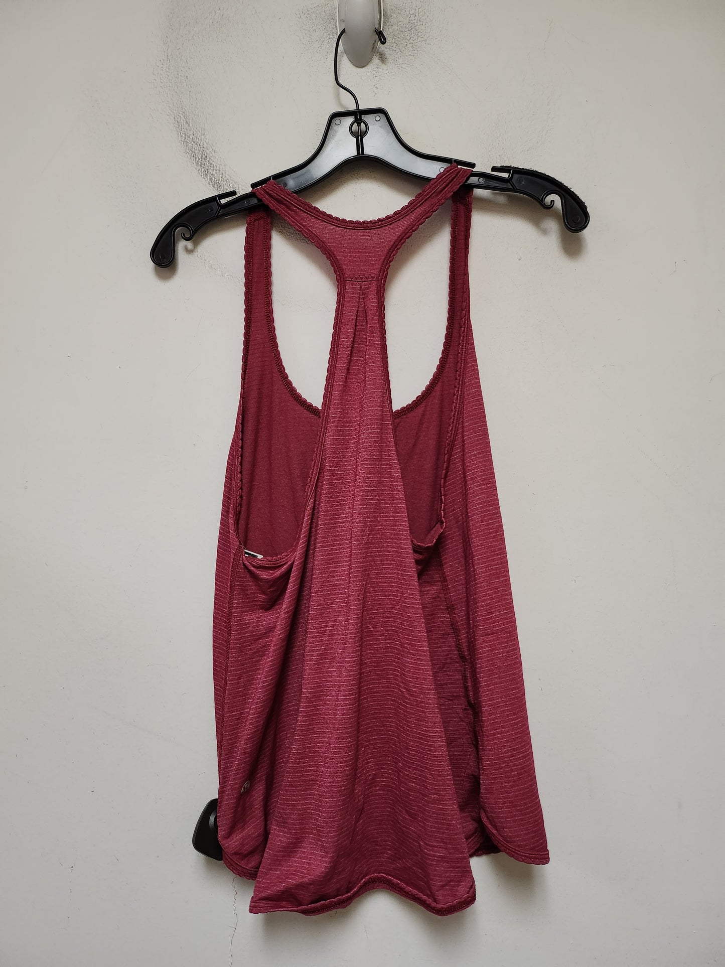 Athletic Tank Top By Lululemon In Red, Size: M