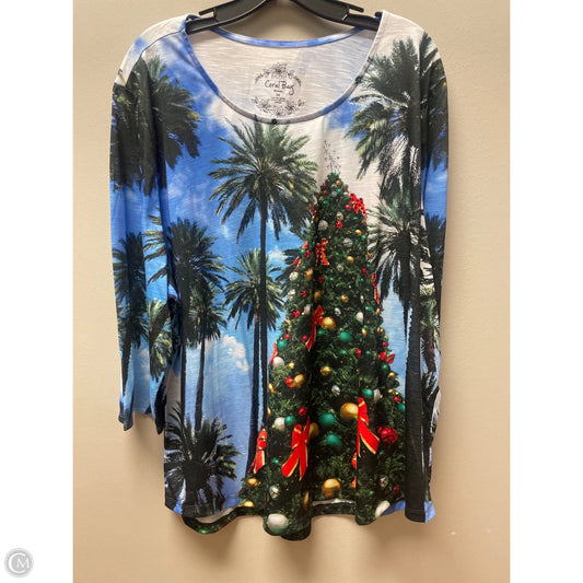 Top Short Sleeve By Coral Bay In Multi-colored, Size: 3x