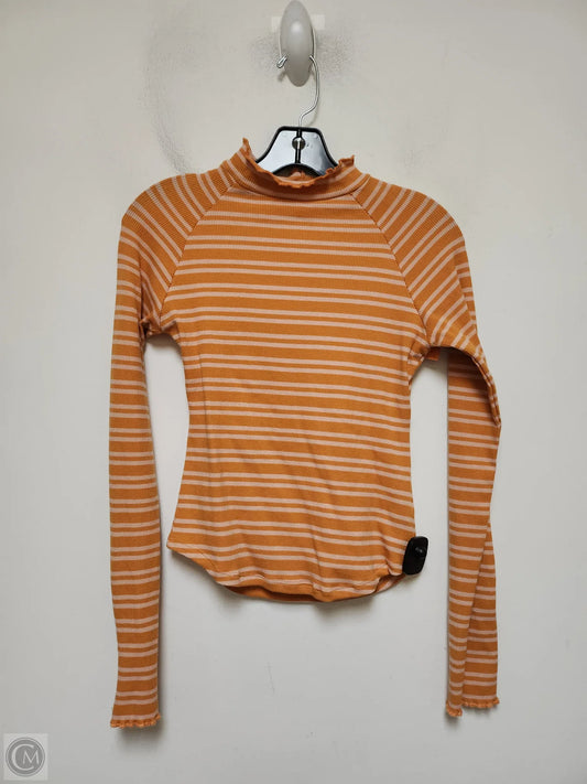 Top Long Sleeve By Free People In Striped Pattern, Size: S