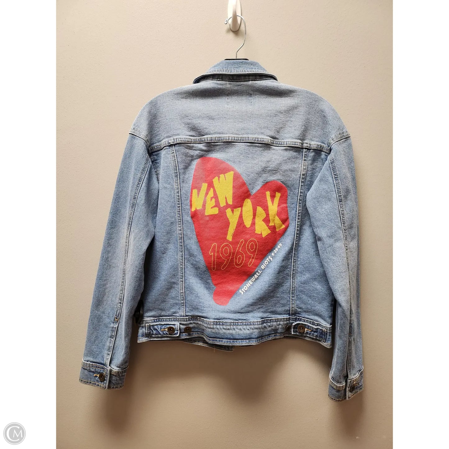 Jacket Denim By Clothes Mentor In Blue Denim, Size: Xs