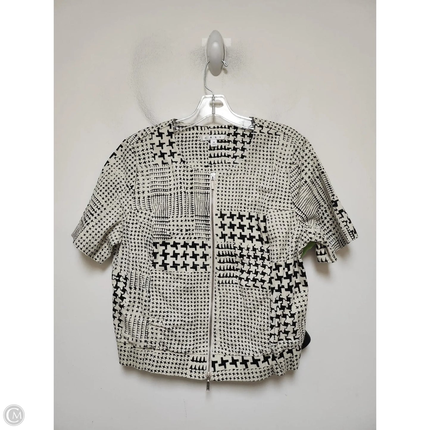Jacket Other By Cabi In Black & Tan, Size: M