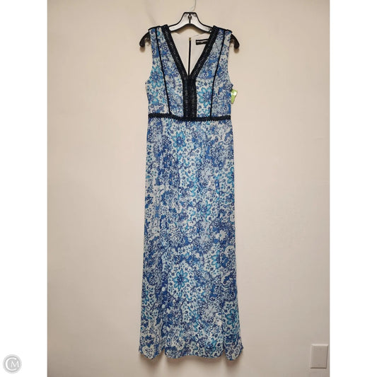 Dress Designer By Karl Lagerfeld In Blue, Size: M