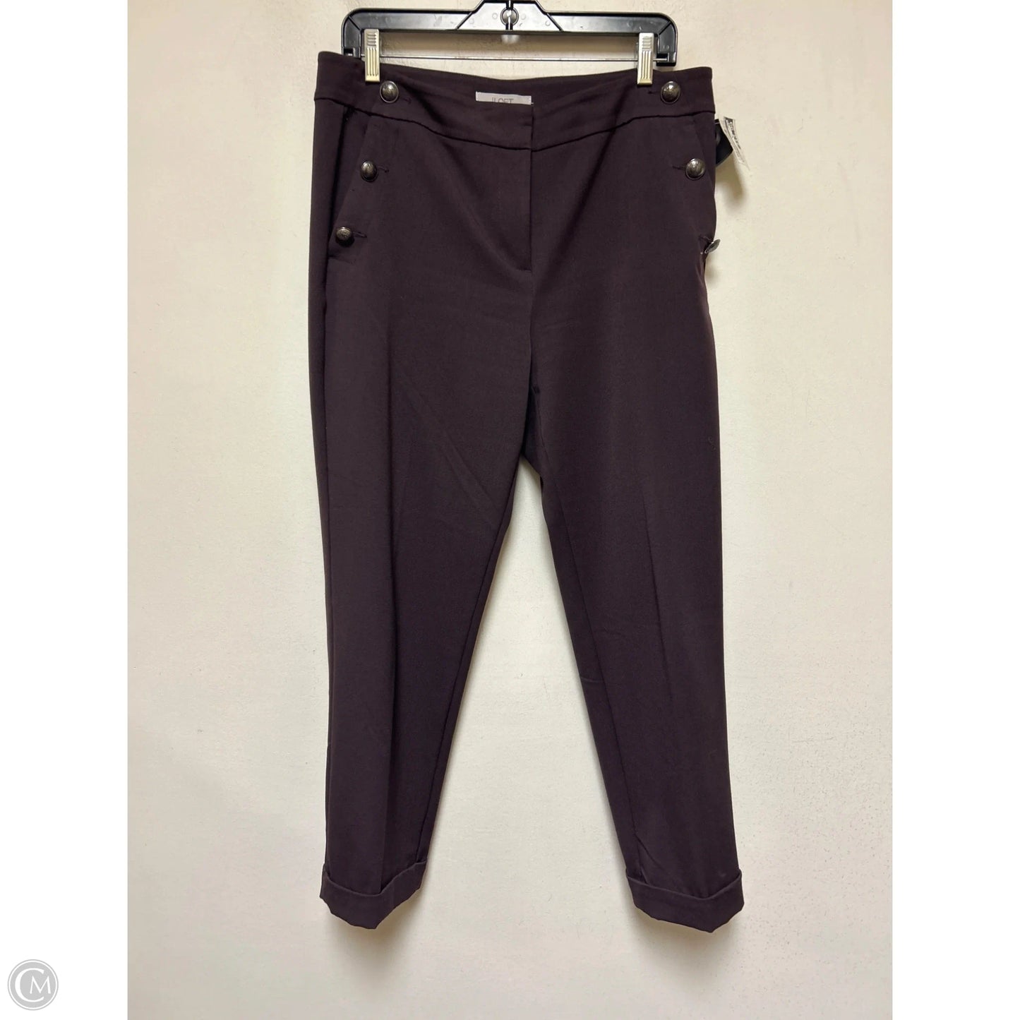 Pants Other By Loft In Purple, Size: 10