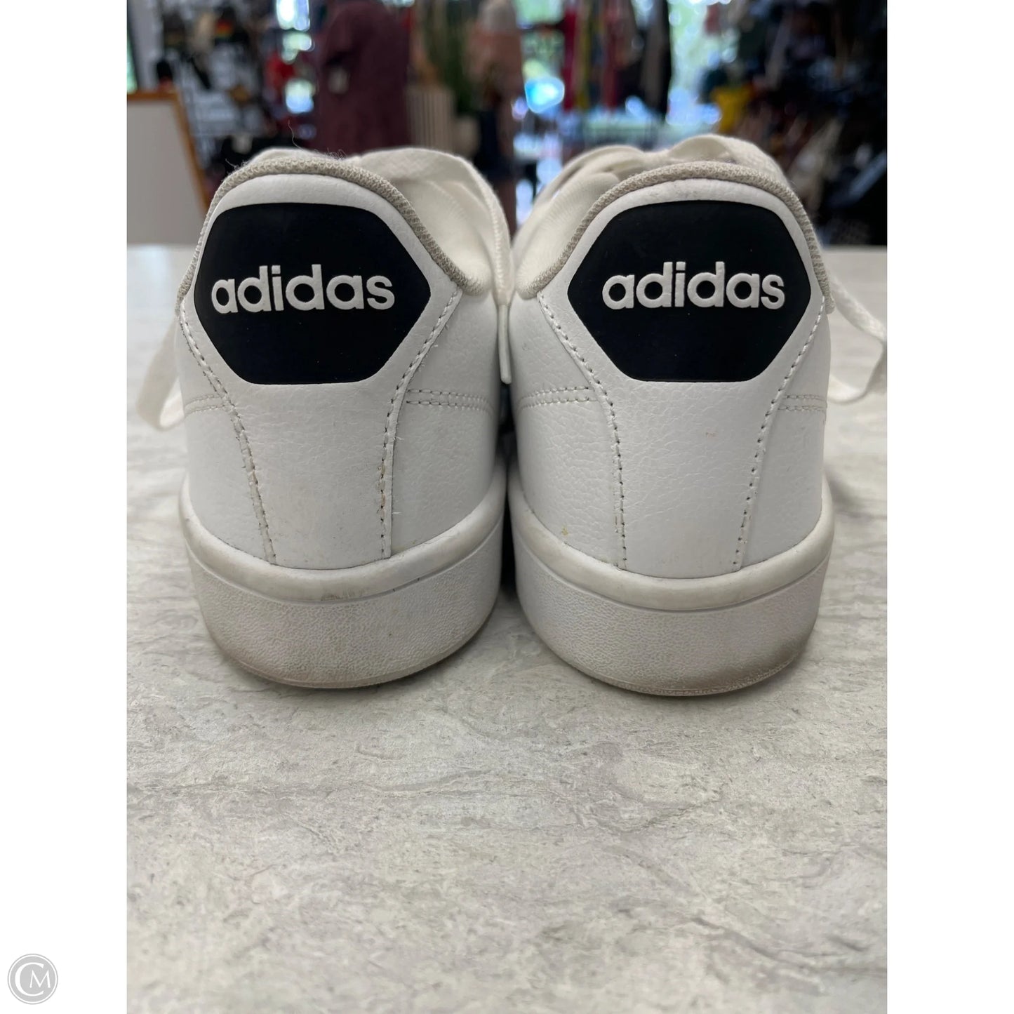 Shoes Sneakers By Adidas In Black & White, Size: 10