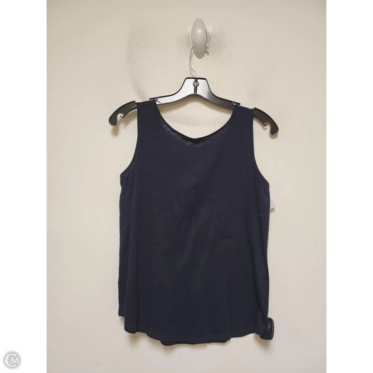Top Sleeveless By Loft In Navy, Size: Xs