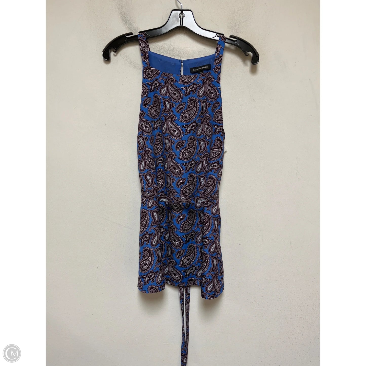 Top Sleeveless By Banana Republic In Paisley Print, Size: S