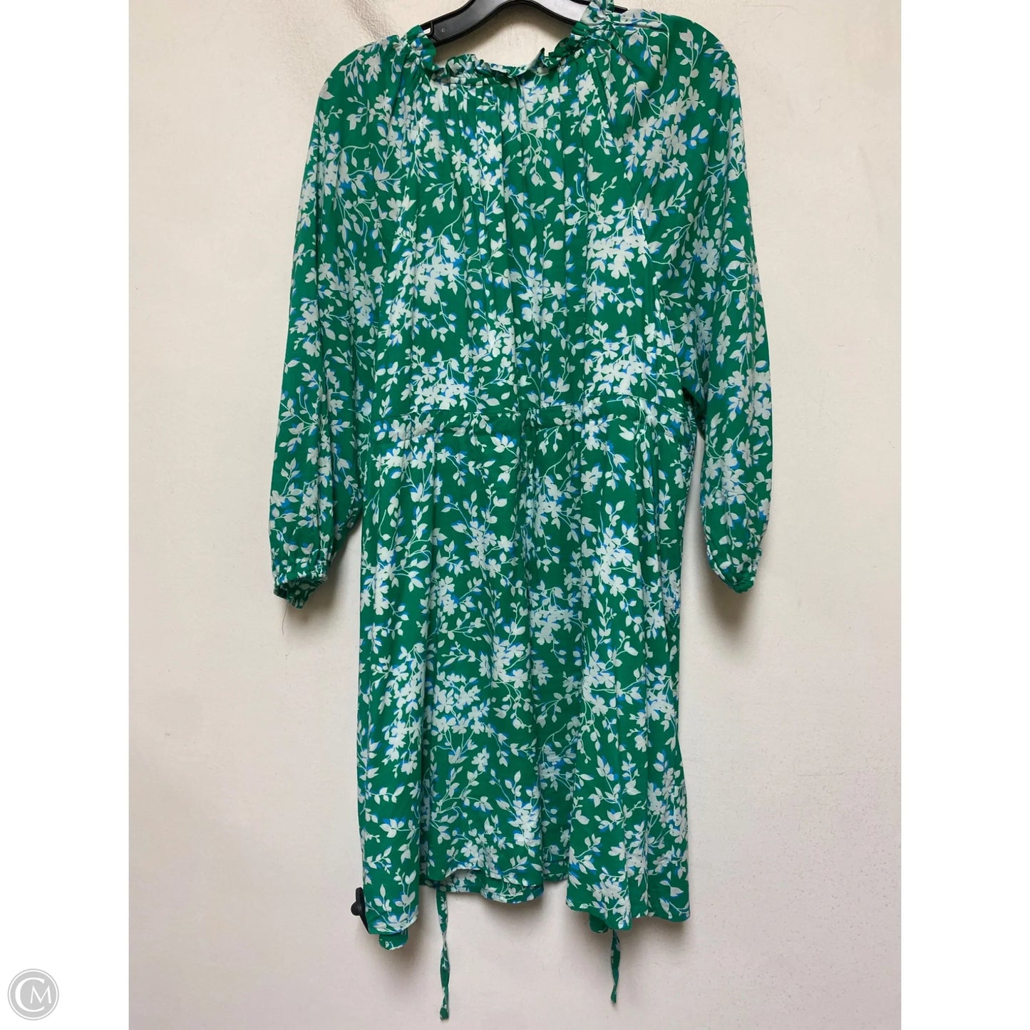 Dress Casual Short By Draper James In Green & White, Size: L