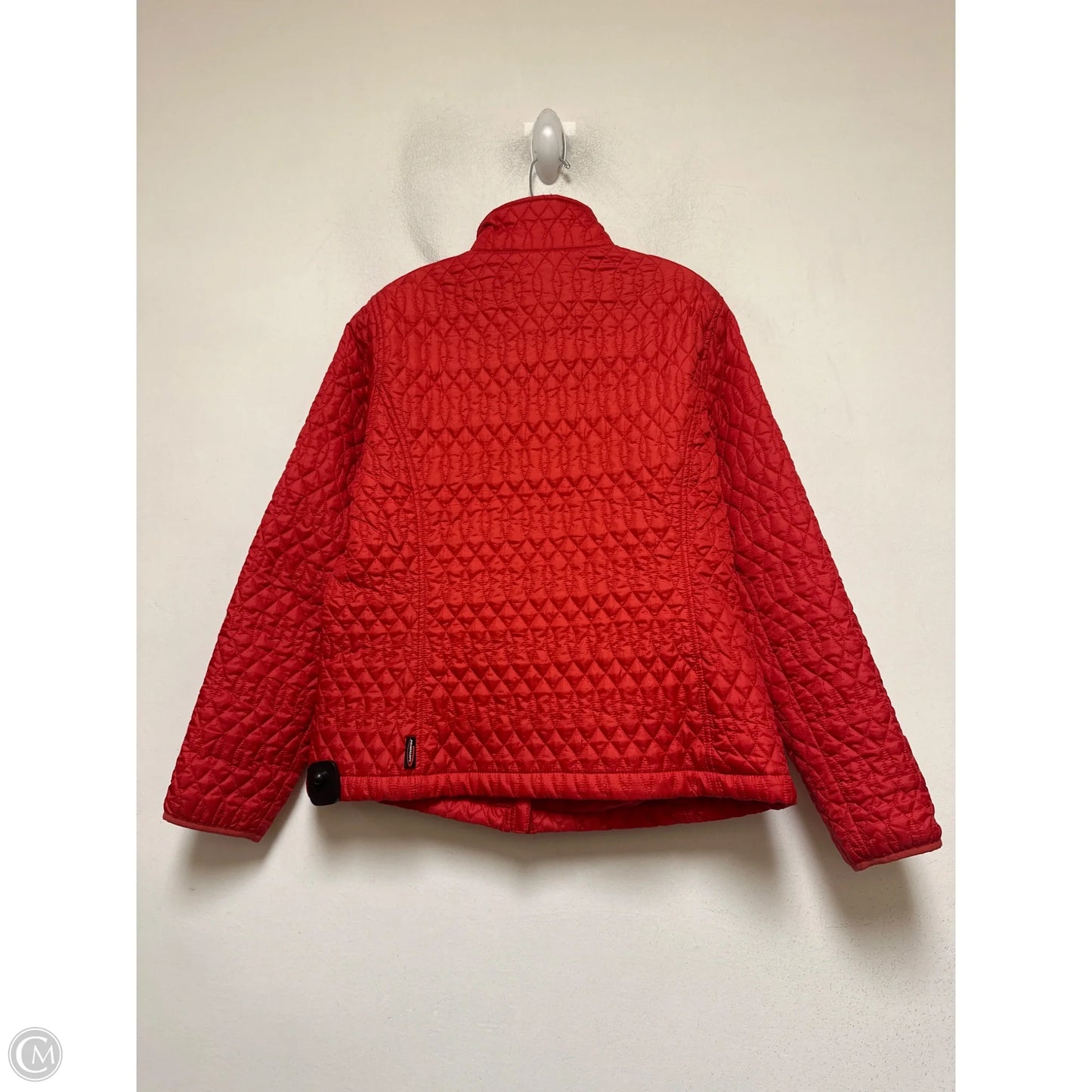Jacket Puffer & Quilted By Lands End In Red, Size: L