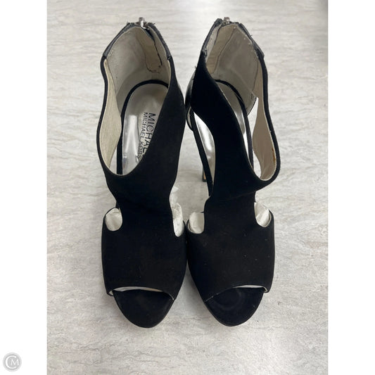 Sandals Heels Stiletto By Michael By Michael Kors In Black, Size: 6.5