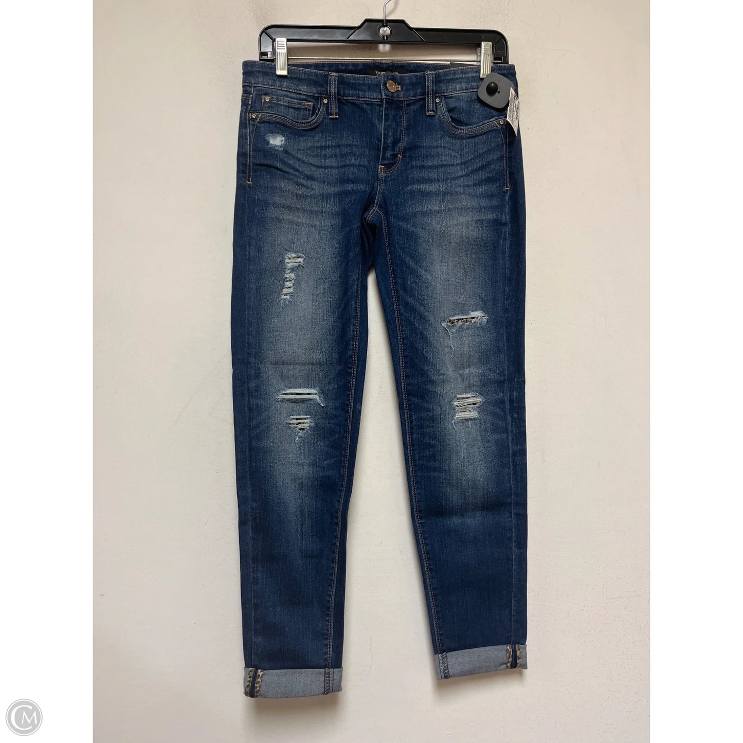 Jeans Boyfriend By White House Black Market In Blue Denim, Size: 0