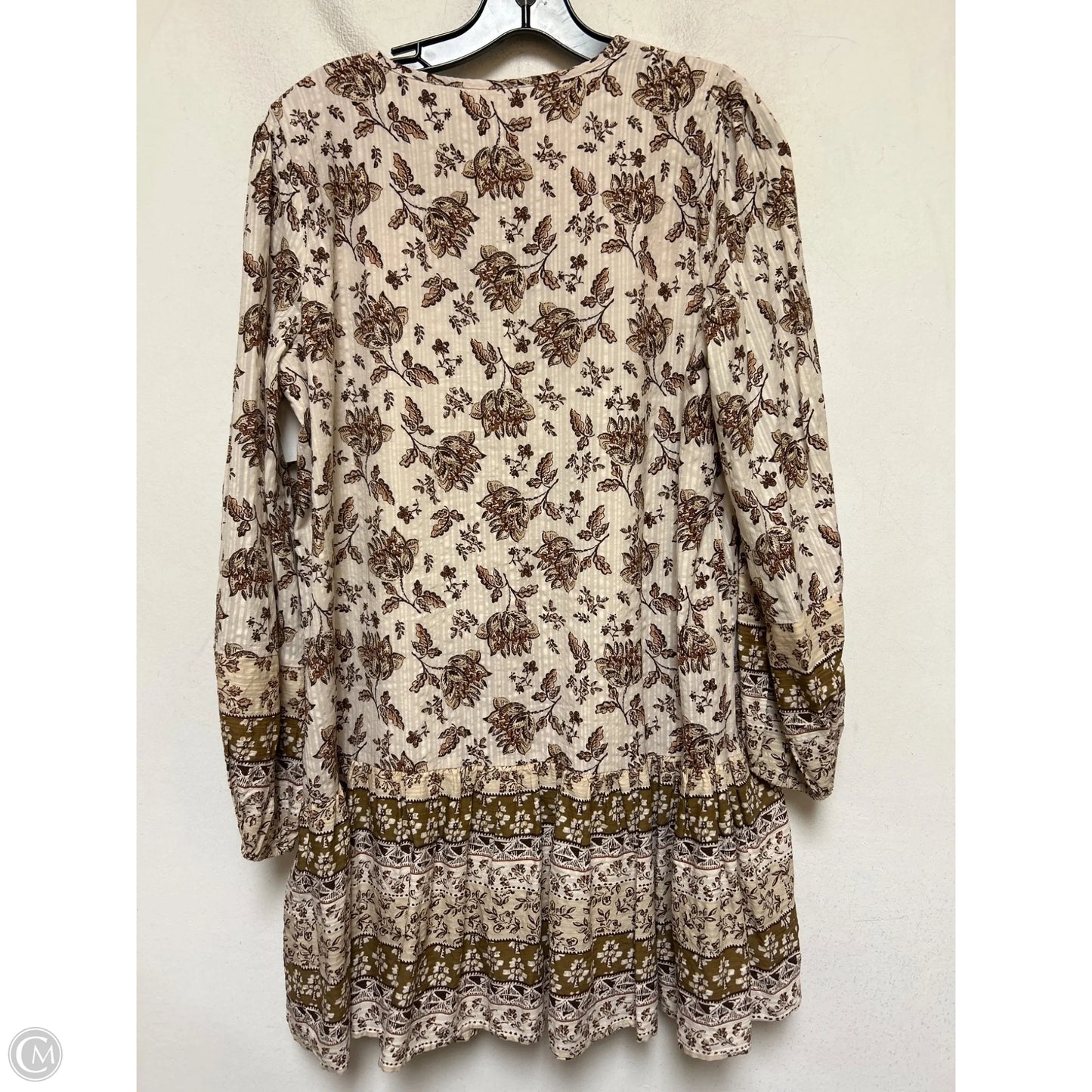 Dress Casual Short By Loft In Cream & Tan, Size: S