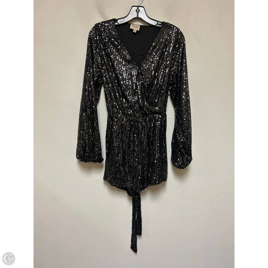 Romper By Peach Love Cream California In Black, Size: M