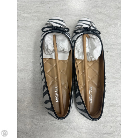 Shoes Flats By Michael By Michael Kors In Zebra Print, Size: 6.5