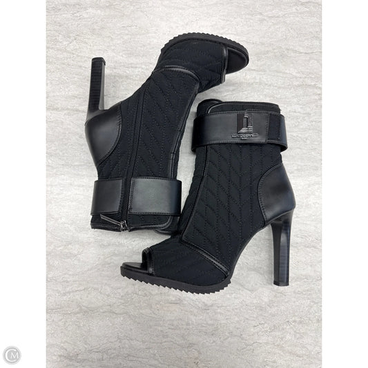Boots Designer By Karl Lagerfeld In Black, Size: 8