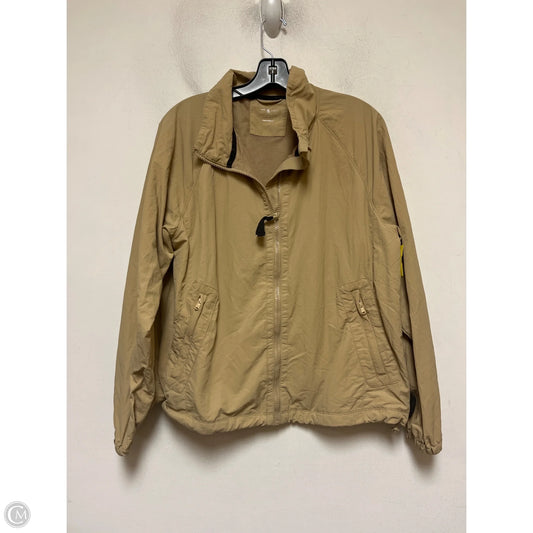 Jacket Windbreaker By Lou And Grey In Tan, Size: M