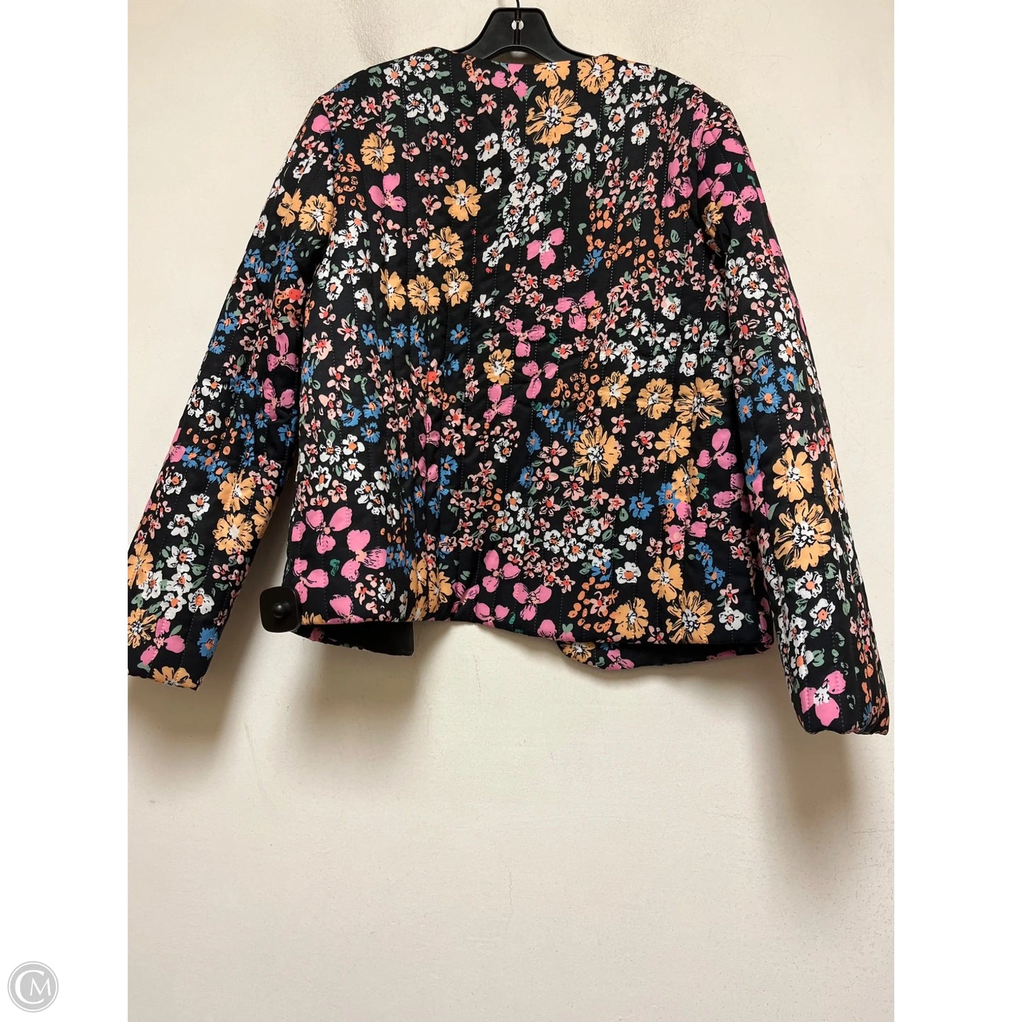 Jacket Puffer & Quilted By Emery Rose In Floral Print, Size: M