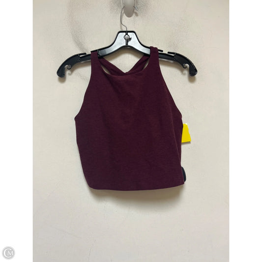 Athletic Bra By Beyond Yoga In Maroon, Size: M