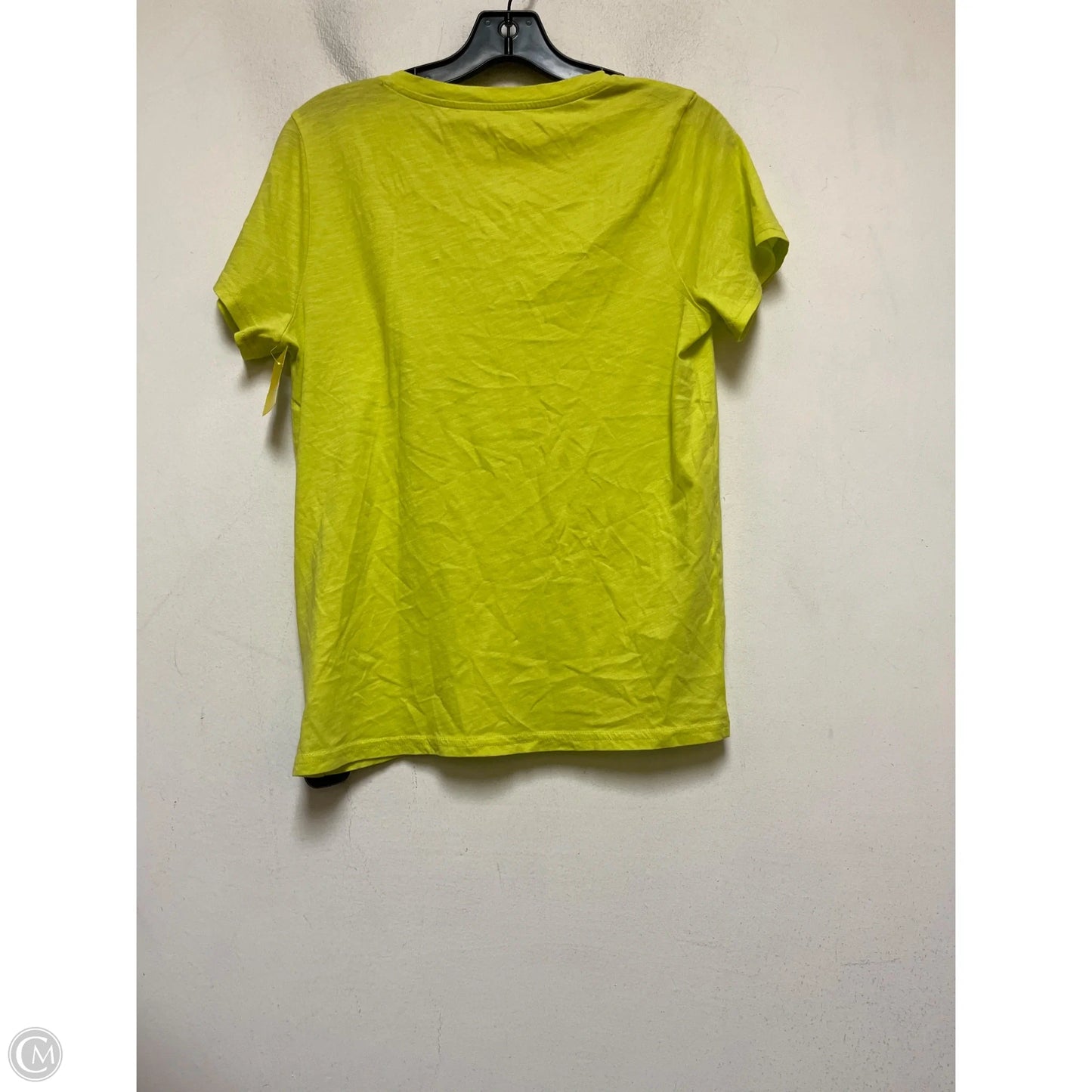 Top Short Sleeve Basic By J. Crew In Yellow, Size: M